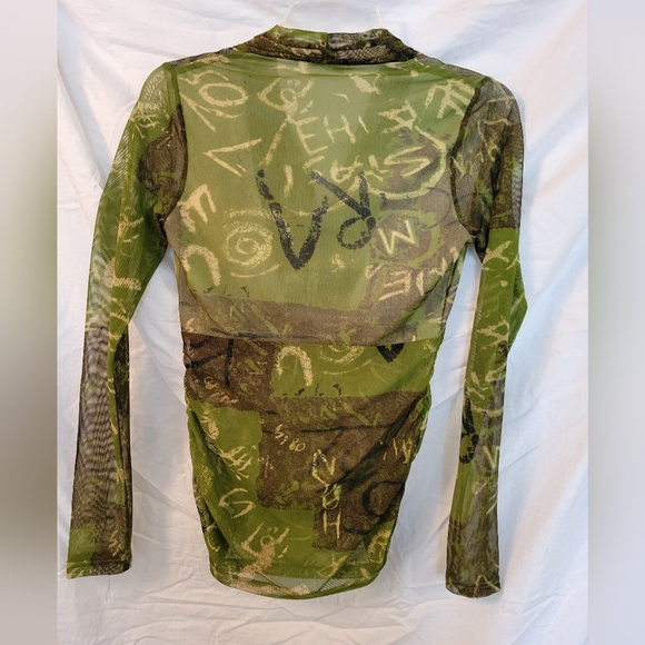 Current Sheer Patterned Top - Picture 2 of 3